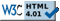 Valid HTML 4.01 Transitional