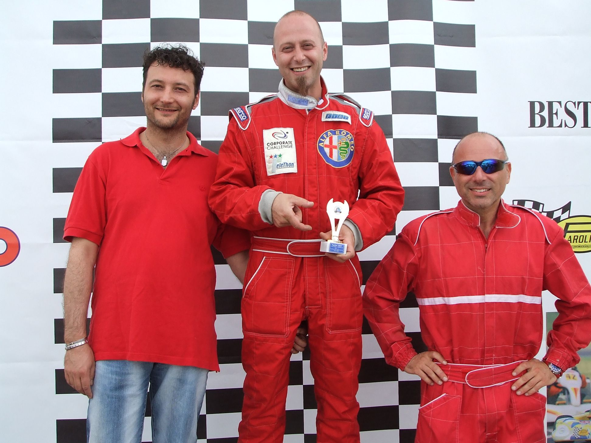 Il Podio della gara 7B