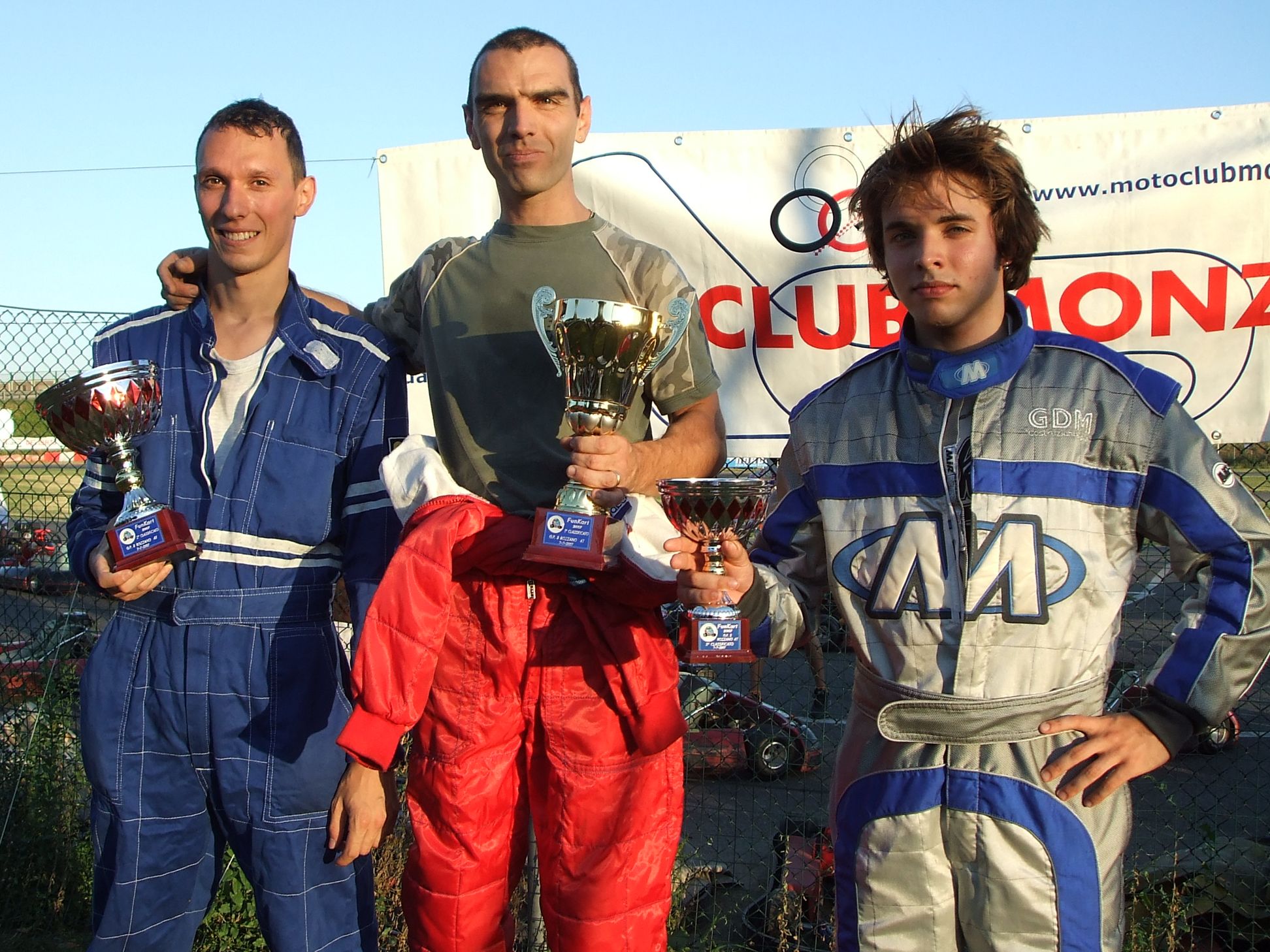 Il Podio della gara 8A