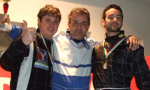 Podio gara 1B