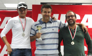 Podio gara 8B