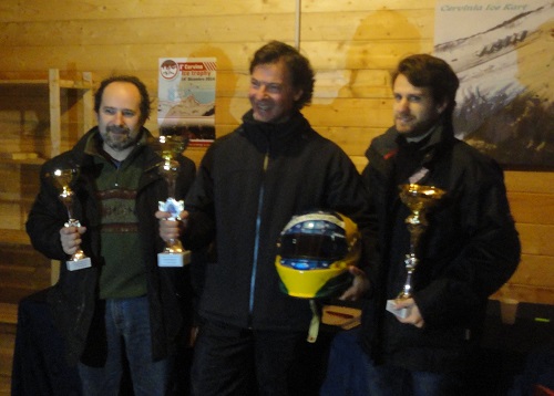 Il Podio del Trofeo Ice ClubKart